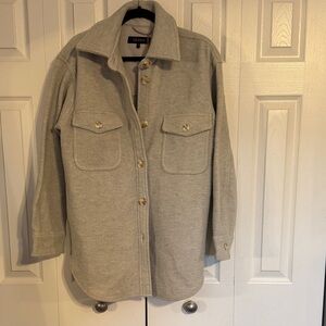 Quince 100% Merino Wool Shirt Jacket NWT